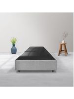 Base box para colchão de solteiro mga itaflex universal 25x88x188cm - cinza