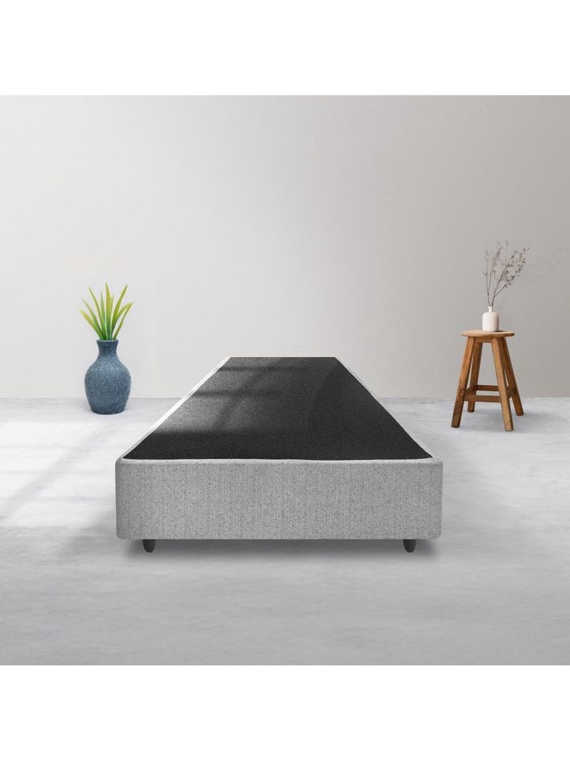 Base box para colchão de solteiro mga itaflex universal 25x88x188cm - cinza