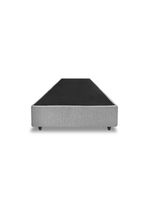Base box para colchão de solteiro mga itaflex universal 25x88x188cm - cinza