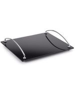 Bandeja forma andrea vidro - preta