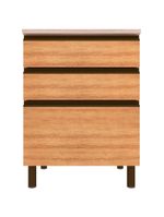 Balcão bartira cristal mdp 15mm com 3 gavetas - 60cm de largura