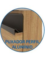 Balcão bartira cristal mdp 15mm com 3 gavetas - 60cm de largura