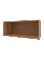 Armário aéreo de geladeira bartira amazonita com 1 porta e 80cm de largura - damasco