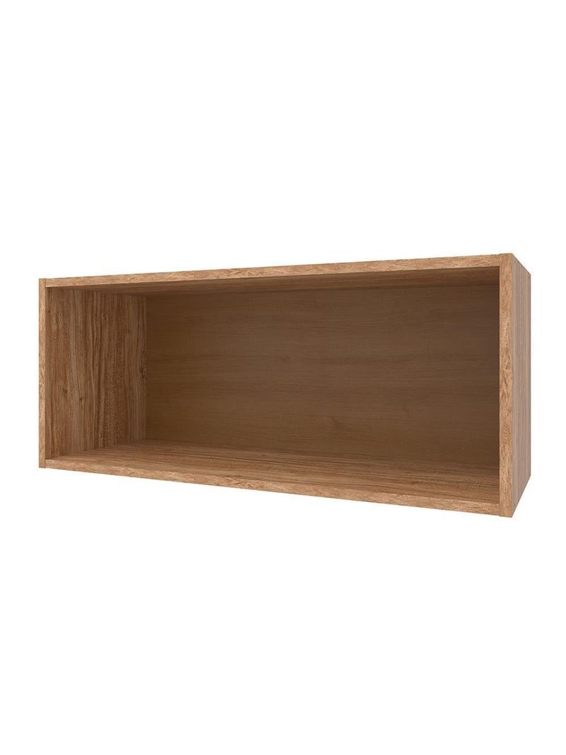 Armário aéreo de geladeira bartira amazonita com 1 porta e 80cm de largura - damasco