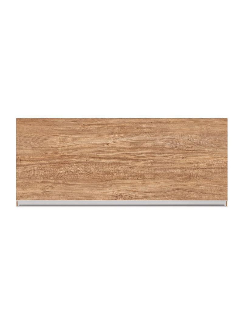 Armário aéreo de geladeira bartira amazonita com 1 porta e 80cm de largura - damasco