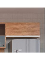 Armário aéreo de geladeira bartira amazonita com 1 porta e 80cm de largura - damasco