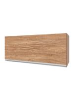 Armário aéreo de geladeira bartira amazonita com 1 porta e 80cm de largura - damasco