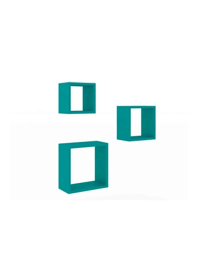 Cubos Decorativo Quarto Bebê Nicho Triplo AM 3078 Rustico - Movelbento