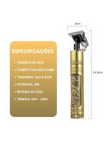 Aparador De Barba Dragão: Potente E Silencioso