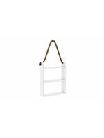 Prateleira Decorativa Quarto Bebê AM 3119 Branco - Movelbento