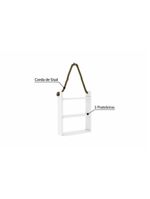 Prateleira Decorativa Quarto Bebê AM 3119 Branco - Movelbento