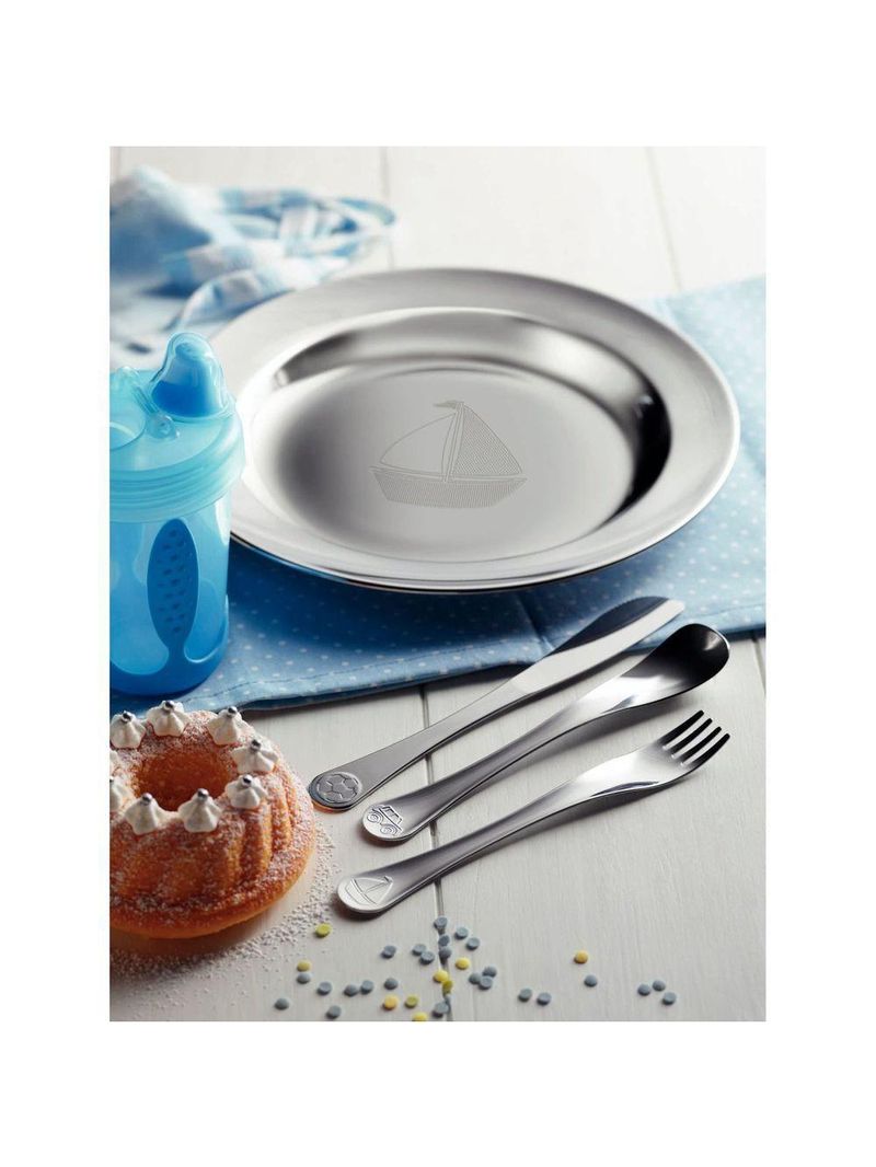 Prato Infantil Tramontina Le Petit Barquinho 23 Cm Aço Inox