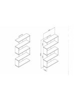 Prateleira Decorativa Quarto Bebê AM 3087 Preto - Movelbento