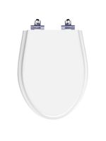 Tampa De Vaso Sanitário Com Amortecedor Absolute Branco Para Bacia Ideal Standard