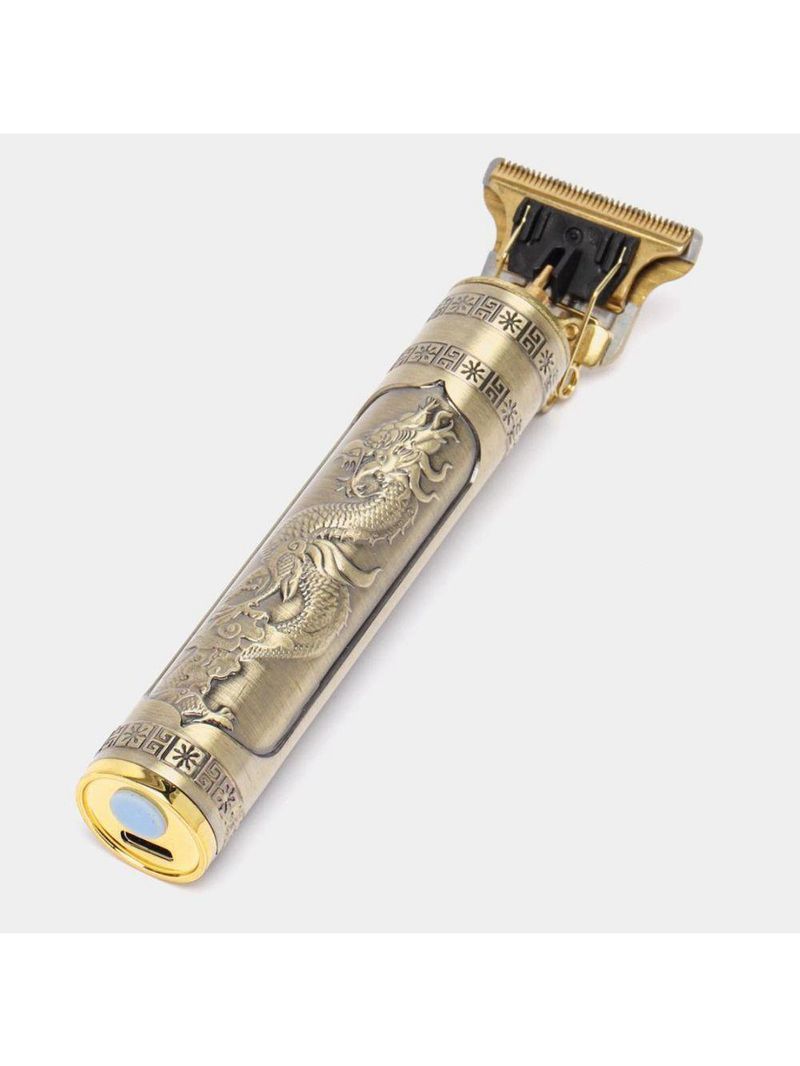 Máquina Para Cabelo Barba Dragão Buda Completa Com Pentes