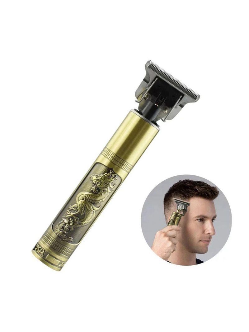 Máquina Para Cabelo Barba Dragão Buda Completa Com Pentes