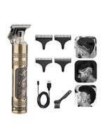 Máquina Para Cabelo Barba Dragão Buda Completa Com Pentes