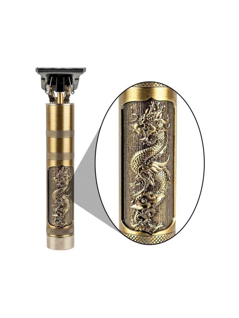 Máquina Para Cabelo Barba Dragão Buda Completa Com Pentes