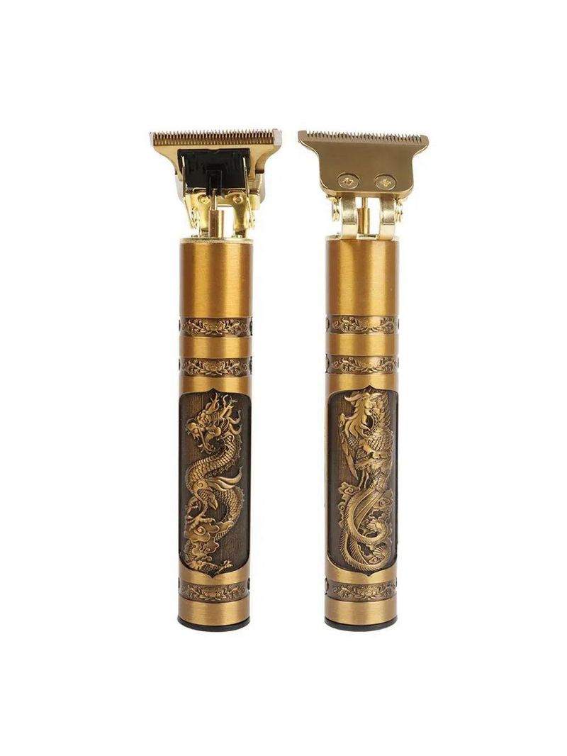 Máquina Para Cabelo Barba Dragão Buda Completa Com Pentes