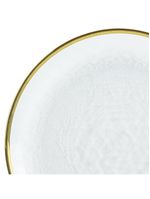 Prato raso wolff agate com borda dourada - 26 cm