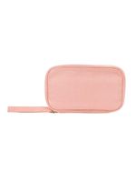 Bolsa Organizadora Cabos Fios Eletrônicos Estojo Case Bag Rosa