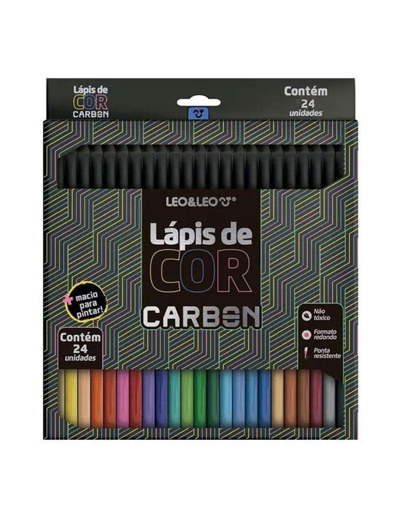 Lápis De Cor Carbon Line 4431 24 Cores - Leo&leo