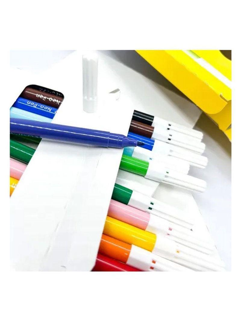 Canetinha Hidrográfica Neo Pen Gigante 165071 36 Cores - Compactor