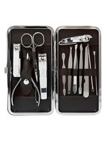 Kit Manicure Estojo Cortador Lixa Alicate Tesoura Cuidado