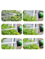 Mangueira Jardim Expansível 15 Metros Resistente Jatos D água Verde