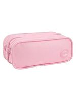 Estojo Escolar Infantil Duplo Happy Rosa - Tilibra