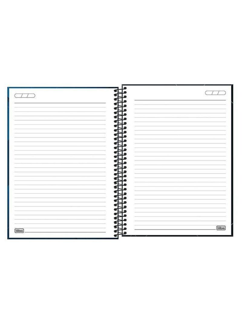 Caderno Espiral Universitário Zip 10 Matérias 200 Folhas Preto - Tilibra