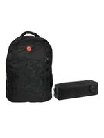 Kit Mochila Escolar Notebook Sbfp-7803 E Estojo Académie Preto - Fuseco