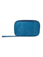 Bolsa Organizadora Cabos Fios Eletrônicos Estojo Case Bag Azul