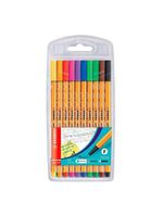 Kit Caneta Fineliner 04mm Point 88 10 Cores - Stabilo