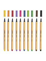 Kit Caneta Fineliner 04mm Point 88 10 Cores - Stabilo