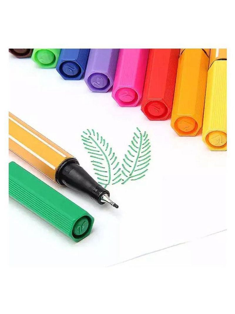 Kit Caneta Fineliner 04mm Point 88 10 Cores - Stabilo