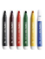 Canetinha Hidrográfica Color 1582416 6 Cores - Compactor