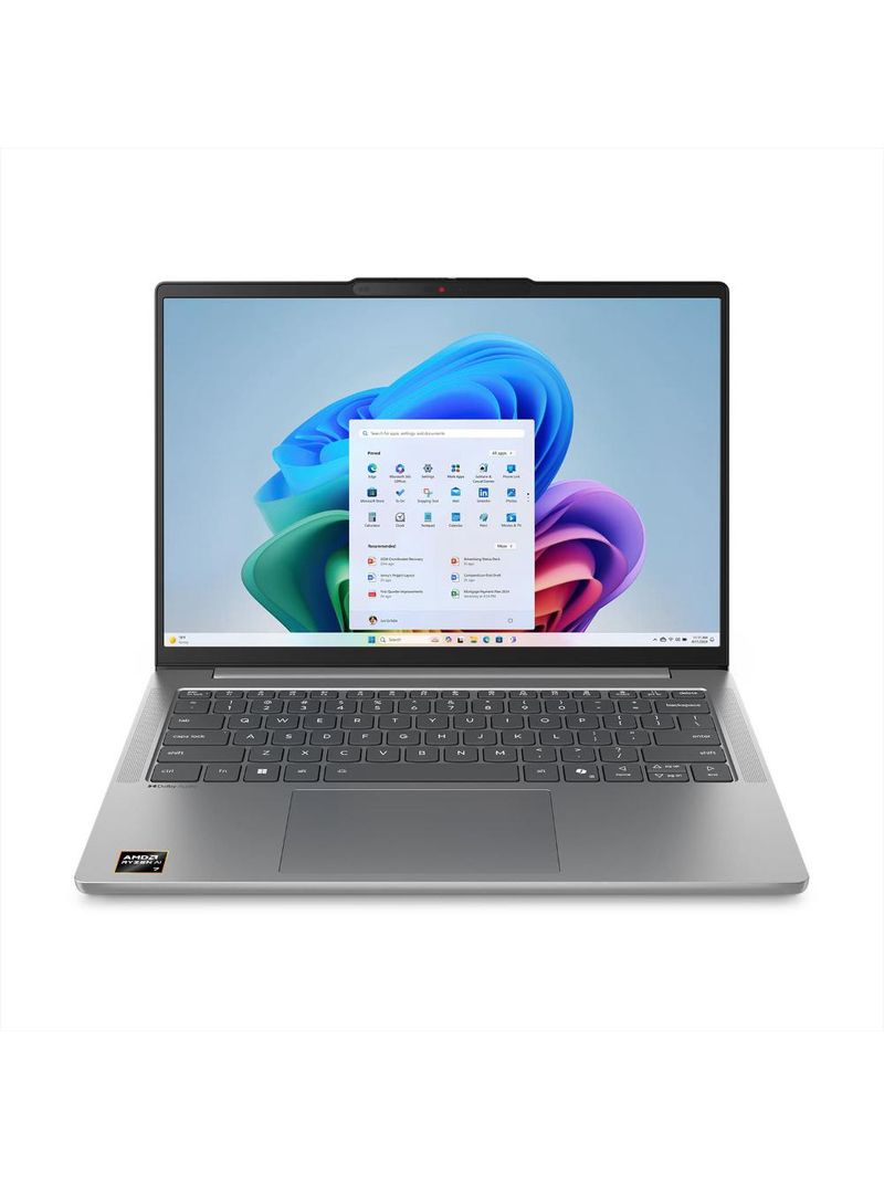 Notebook lenovo 14” ideapad slim 5 83nj0002br windows 11 copilot+ pc amd ryzen ai 5 330 16gb ram e 512gb ssd luna gray