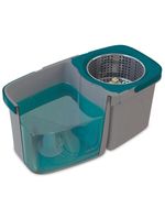 Mop giratório duas Águas fit flashlimp mop7504 - cinza/verde esmeralda