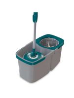 Mop giratório duas Águas fit flashlimp mop7504 - cinza/verde esmeralda
