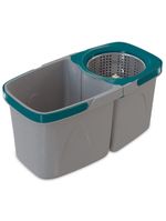 Mop giratório duas Águas fit flashlimp mop7504 - cinza/verde esmeralda