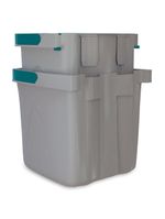 Mop giratório duas Águas fit flashlimp mop7504 - cinza/verde esmeralda