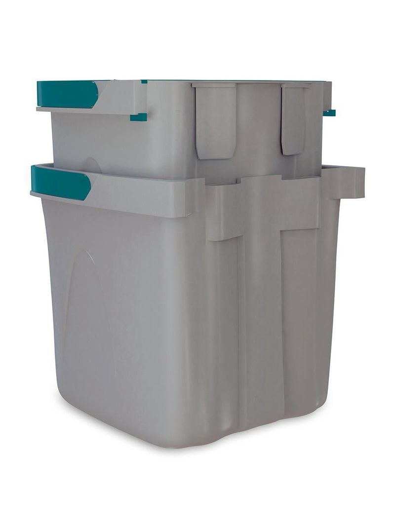 Mop giratório duas Águas fit flashlimp mop7504 - cinza/verde esmeralda