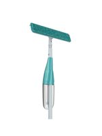 Mop spray 2 em 1 flashlimp com compartimento para produto de limpeza – verde esmeralda