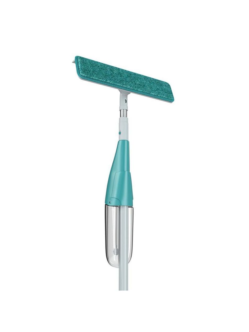 Mop spray 2 em 1 flashlimp com compartimento para produto de limpeza – verde esmeralda