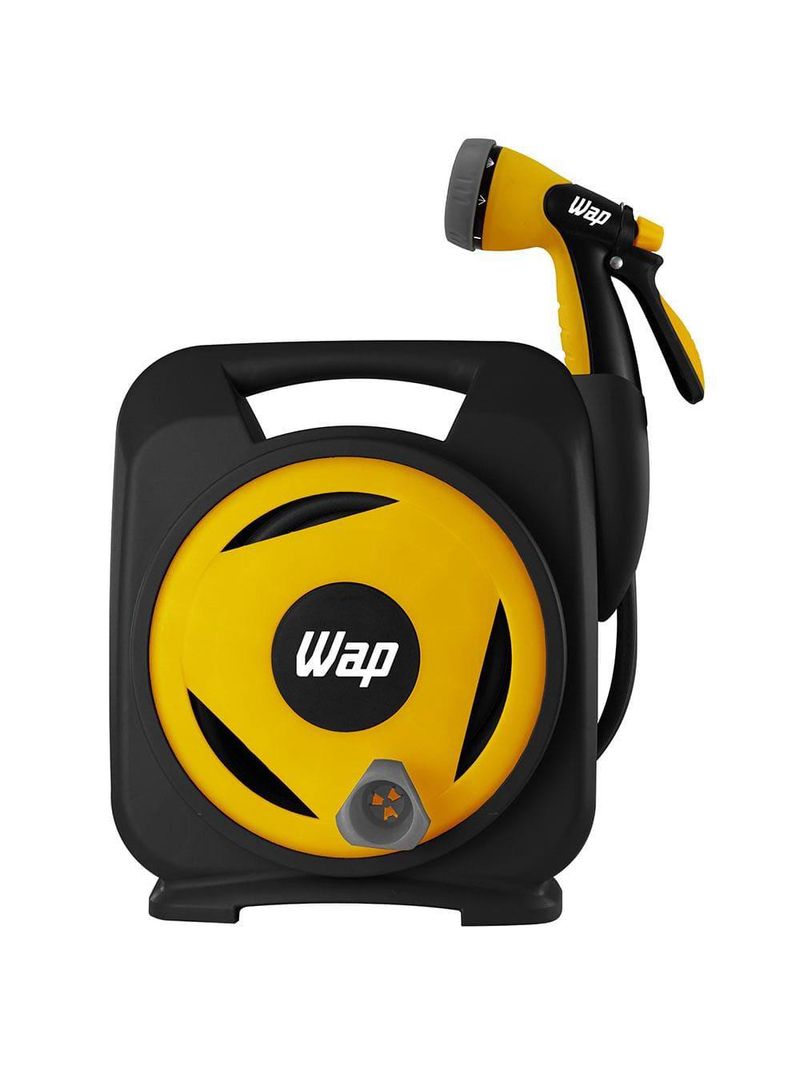 Mangueira para jardim wap gmeem01 com enrolador e esguicho múltiplo