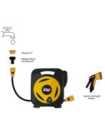 Mangueira para jardim wap gmeem01 com enrolador e esguicho múltiplo