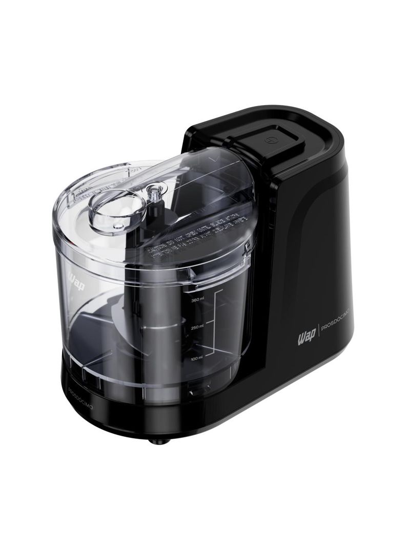 Mini processador wap fast cut wmp150 150w 360ml motor silencioso lâminas de inox