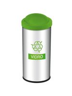 Lixeira seletiva brinox 3100/203 vidro verde - 40,5 l