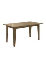 Mesa de jantar retangular poliman goya com 6 cadeiras revestidas em suede